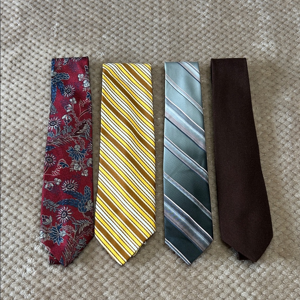 Bundle of 4 Vintage Wembley Ties